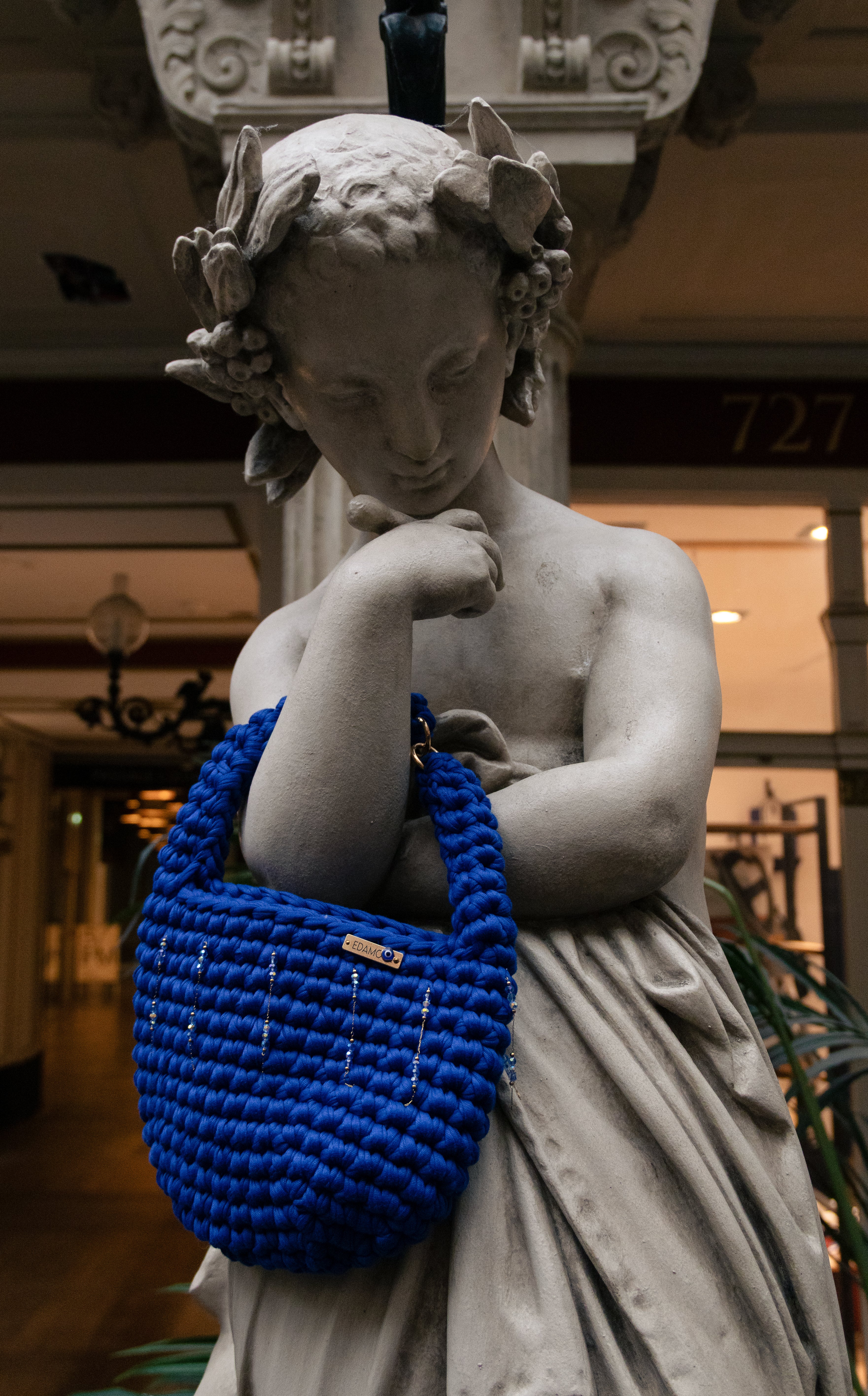 Sac Amaya bleu électrique