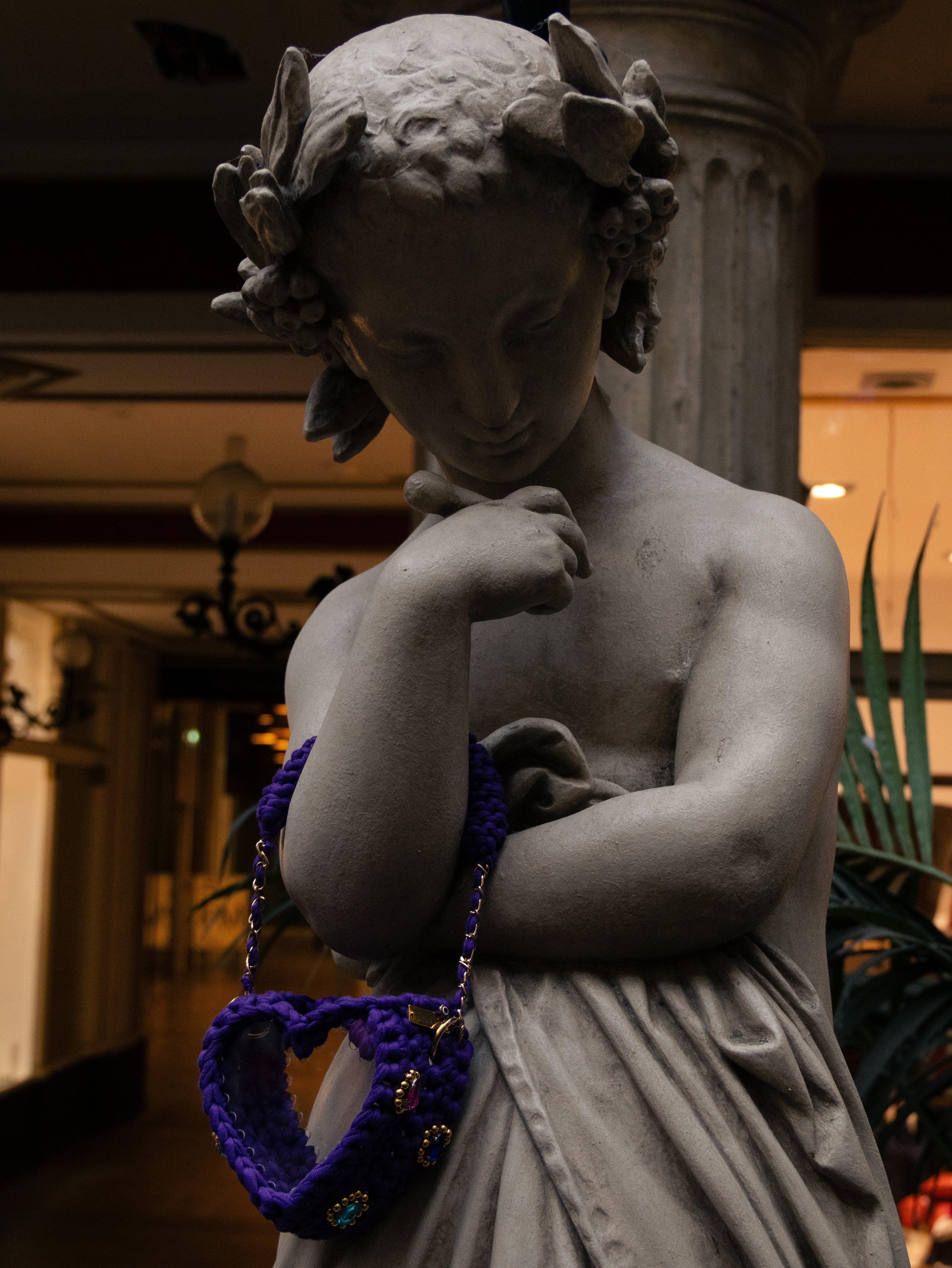 Sac Cœur Kalp Violet