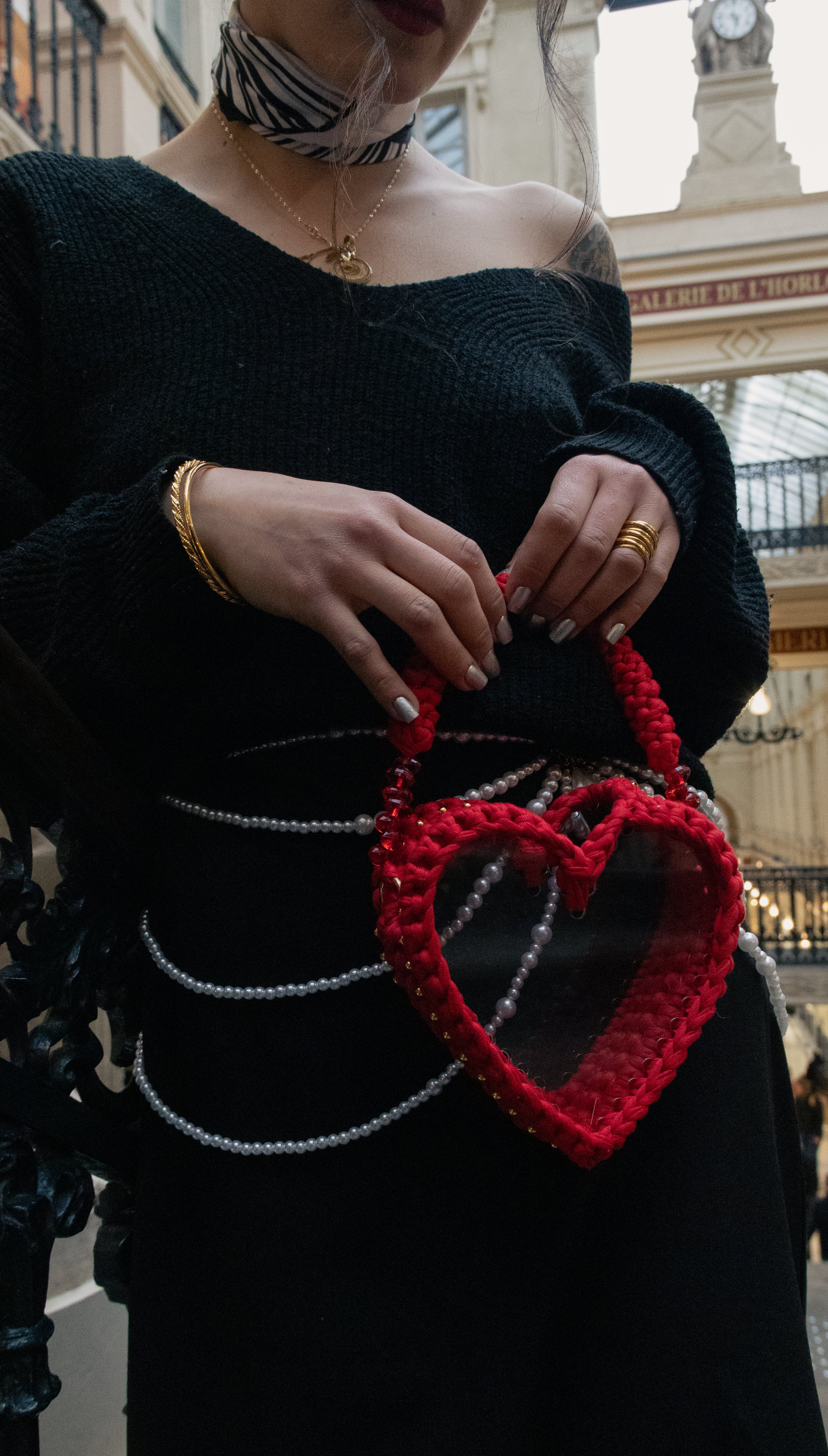 Sac Cœur Kalp Rouge